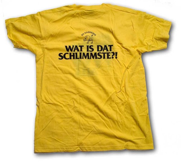 T-Shirt "Bier alle", gelb