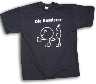 T-Shirt 'Männchen'Schwarz