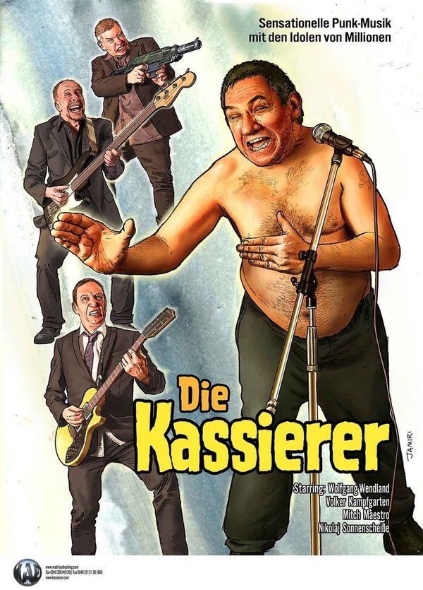 Kassierer Plakat: Sensationelle Punk-Musik